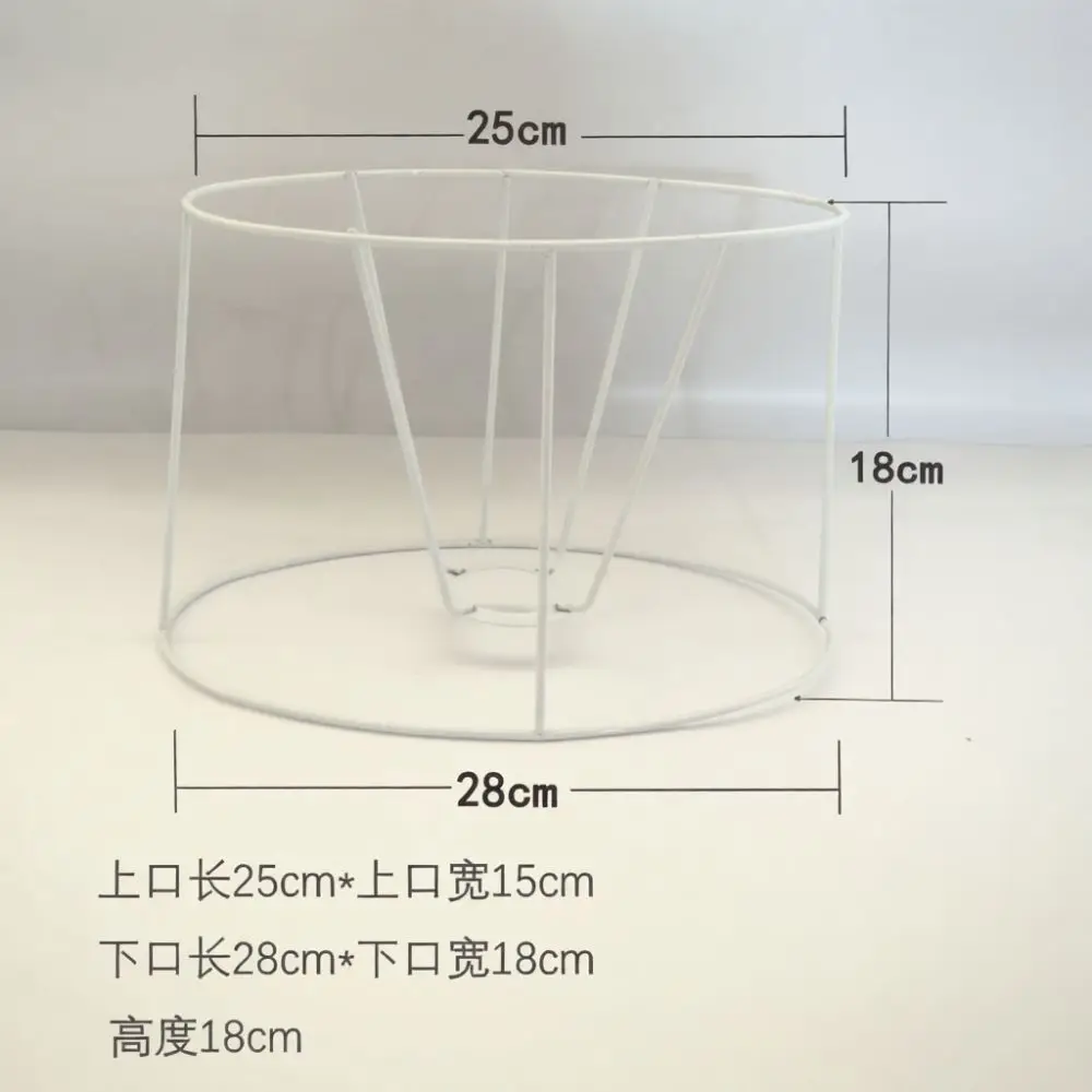 Modern Iron Lamp Shade Frame DIY Hardware Base For Craft Lighting Projects Compatible E27 Socket For Artisan Creators