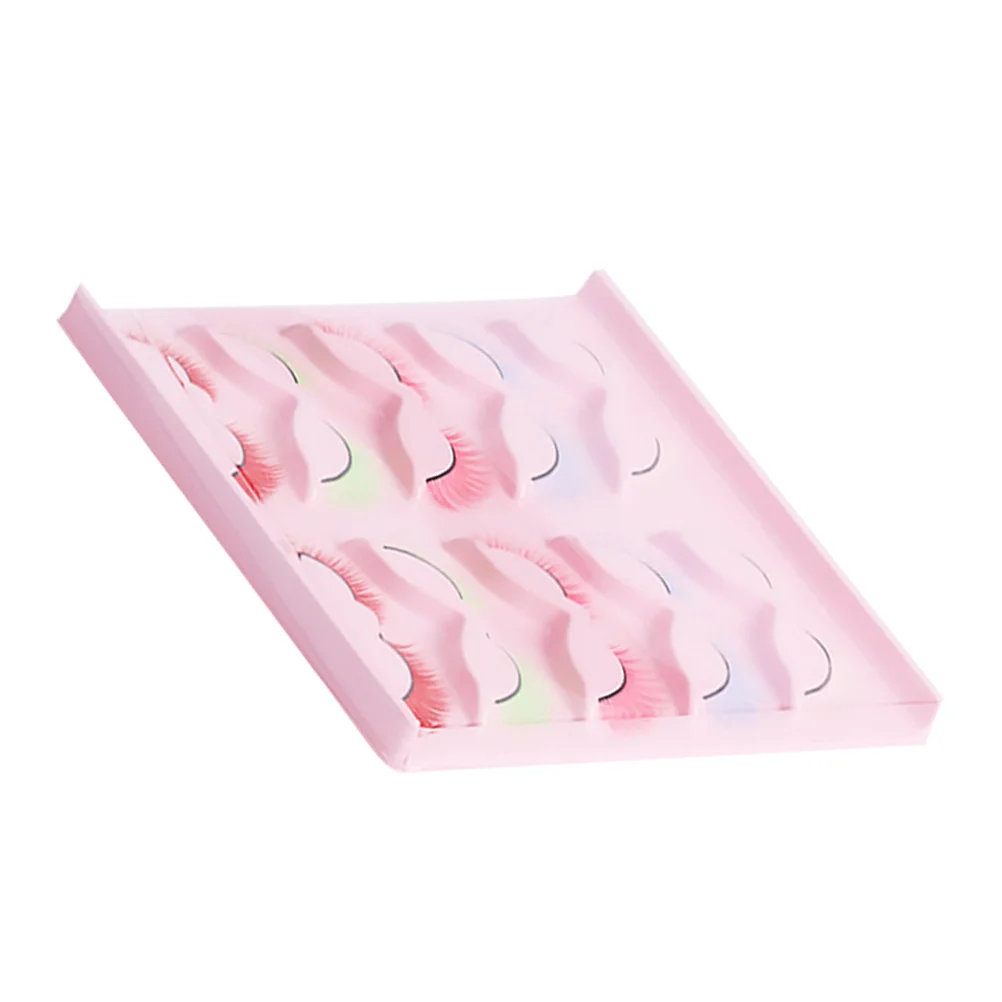 10Pairs Colored Fake Eyelashes Easy Apply Remove False Lashes Kit for Women Fashion Makeup Tools Gift for Her Beauty Routine
