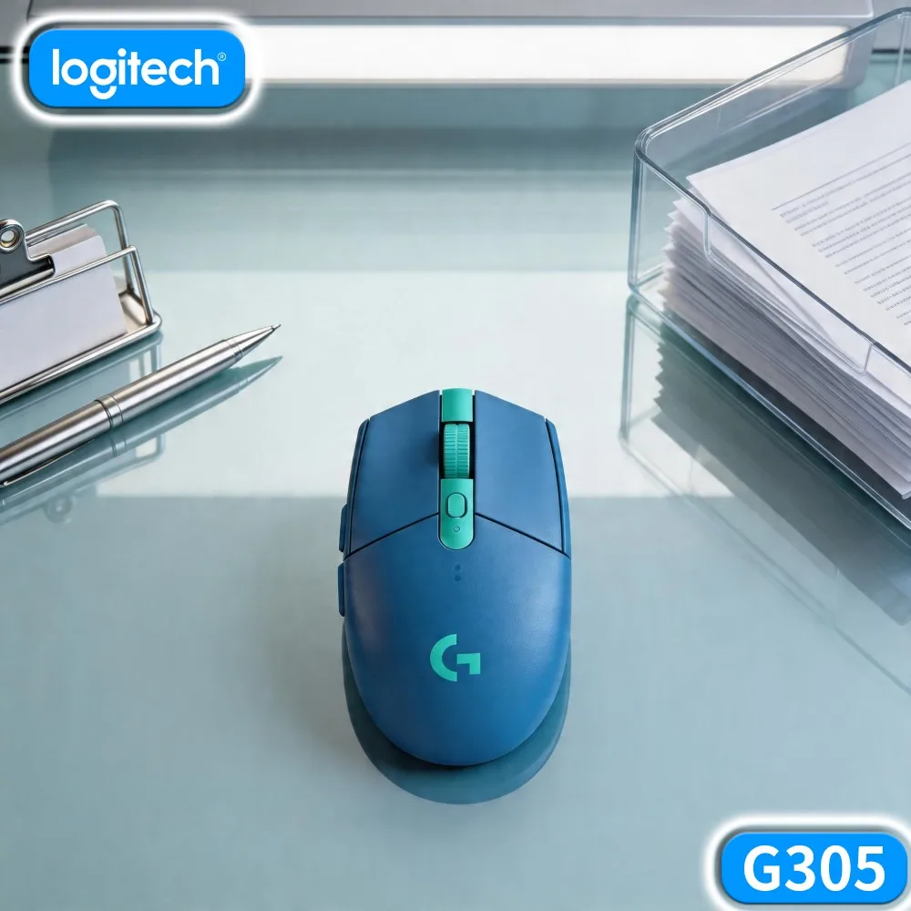 G305 Logitech Wireless Esports Gaming Mouse,LIGHTSPEED Stable Signal,HERO 12000 DPI,6 Custom Buttons,250H Battery PC Mac
