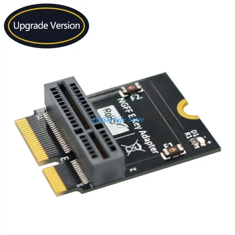 

E65E M.2 NVME SSD M.2 NGFF для M.2 КЛЮЧ А/E Адаптер (вертикальная конструкция) для 2280 SSD Улучшение совместимости повышает ПК