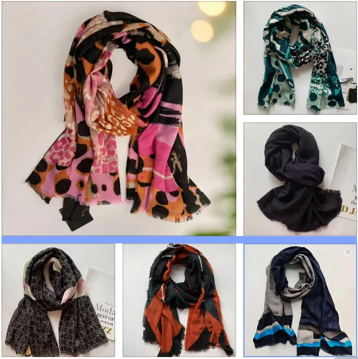 

Оригинальные экспортные заказы, новые итальянские принты, модные и удобные, универсальные, высококачественные повседневные шали и шарфы.