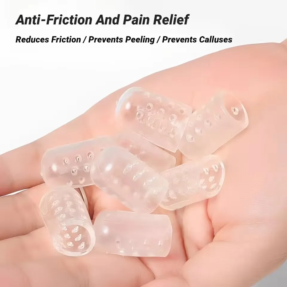 5-30Pcs silicone toe protector breathable gel toe cap men and women tasteless toe cover small toe anti friction toe tube C724