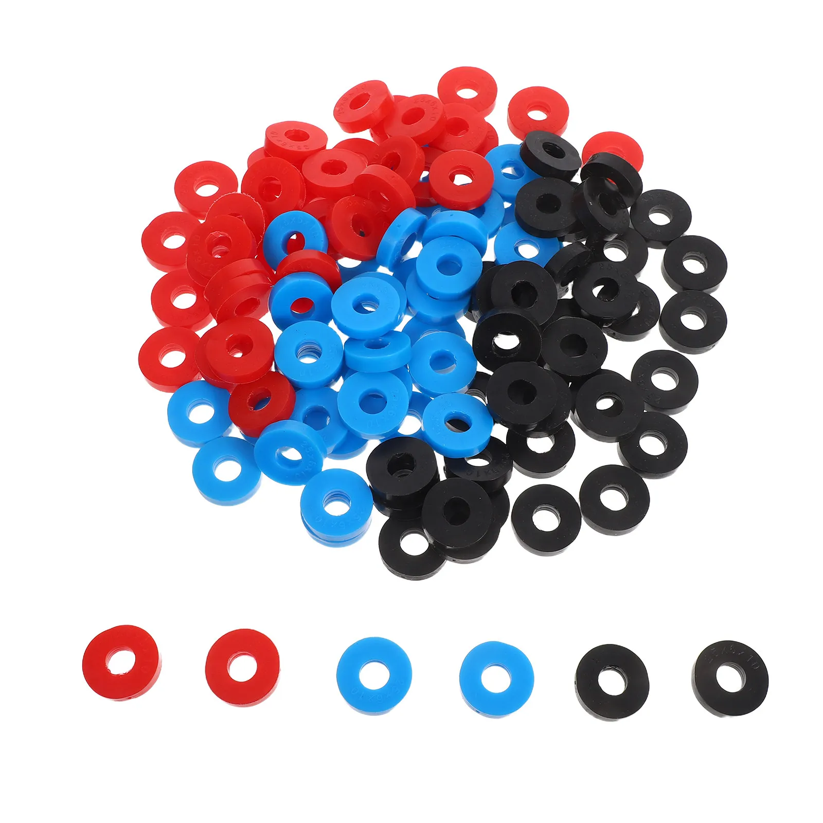 120Pcs Anti-Vibration Rubber Mounting Pads Air Conditioner Fan Coil Systems Ducted Ac Units Vibration Damping Noise Control