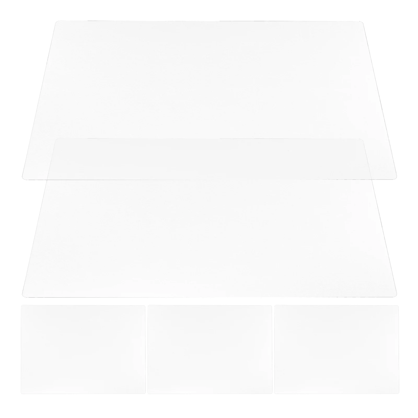 

Clear Plastic Pads A3 Transparent Writing Board Anti-Slip Desk Mat for Office School Exam Stationery Supplies