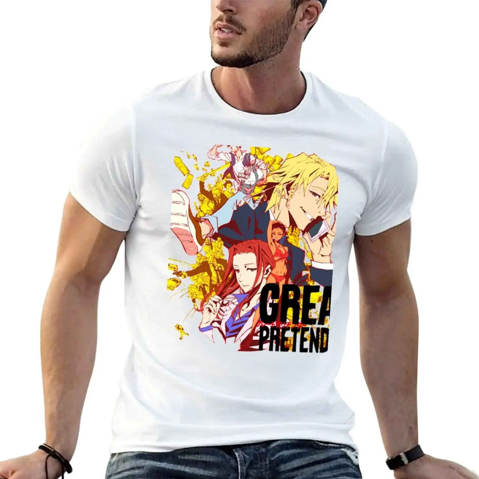 Great Pretender III T-Shirt Aesthetic clothing vintage Short sleeve tee funny t shirts for men