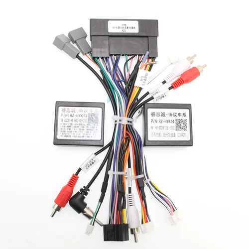 Cable de arnés de cableado estéreo de Radio de coche Canbus Android 16 pines para Hyundai IX35 2010-2015 Sonata 8 Santafe Kia K3