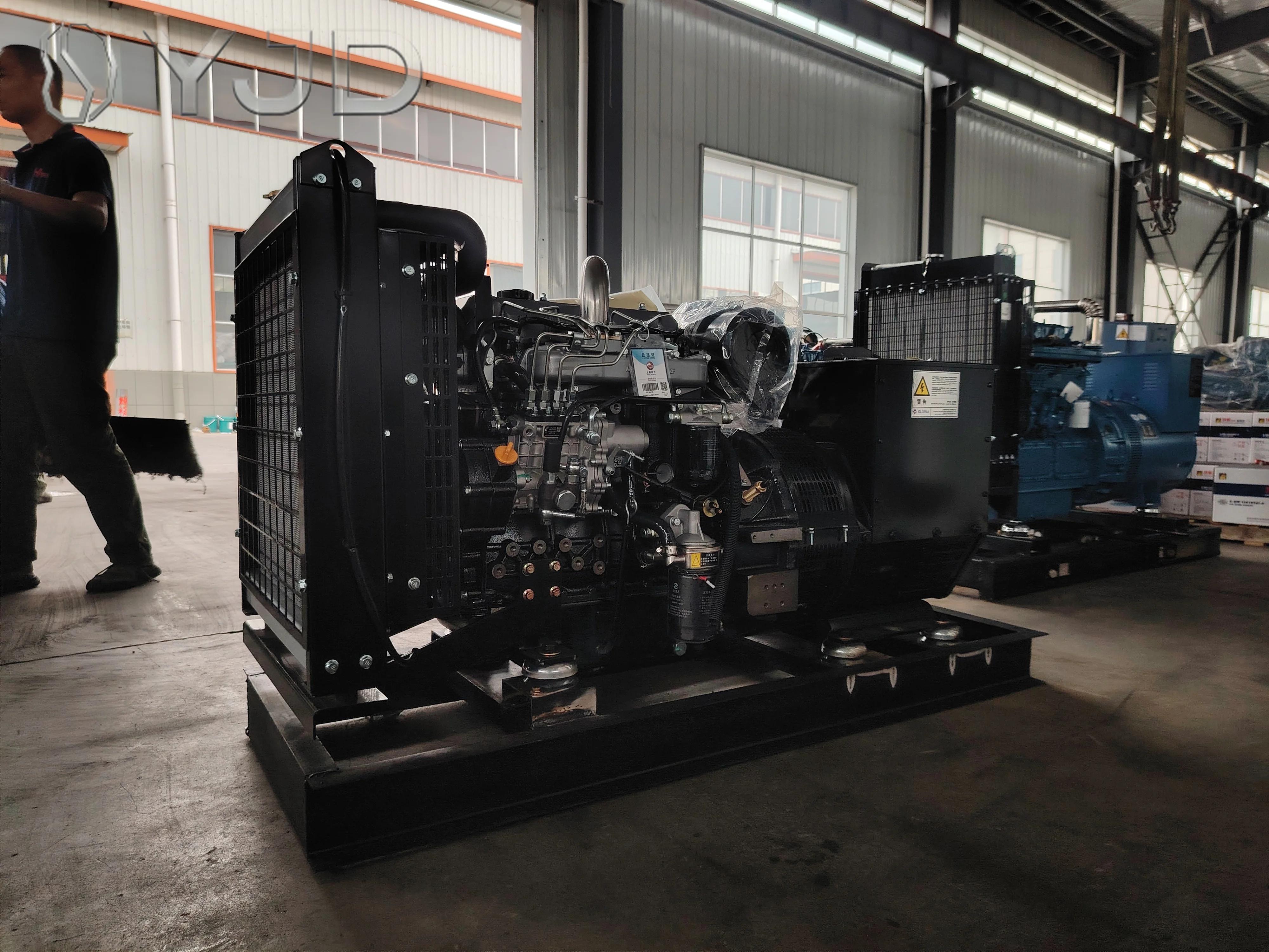 Shangchai Open Frame Silent Diesel Generator Set Available in 12/15/20/30/40/50/100/150/200KW
