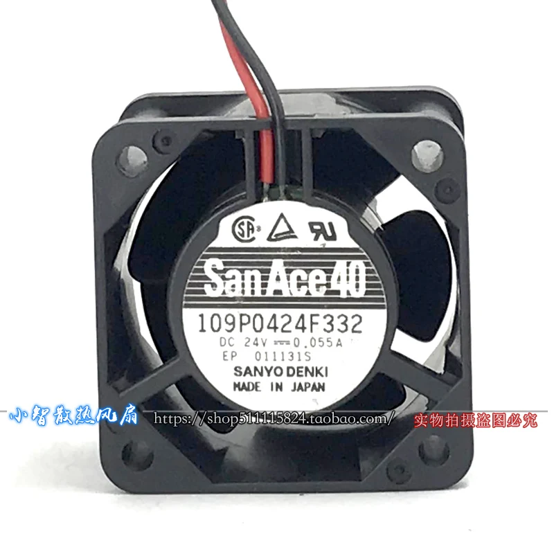 الأصلي 109P0424F332 24V 0.055a 4028 40*40*28 مللي متر جديد مروحة التبريد المبرد #1