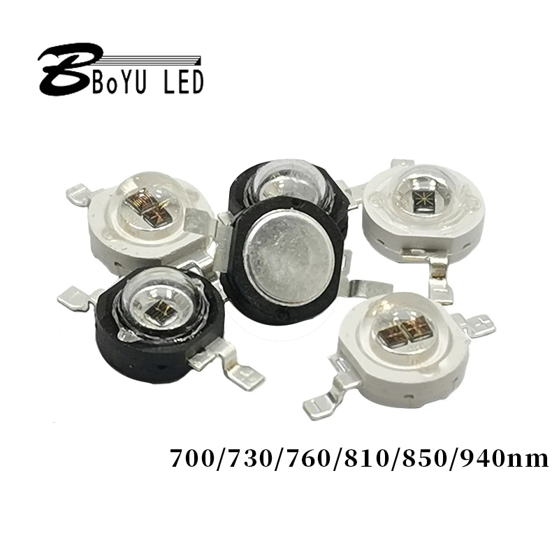 2pcs High-power Cree LED  1W3W5W infrared emitting tube 940 lamp bead SMD high power led infrared lamp bead emitting tube