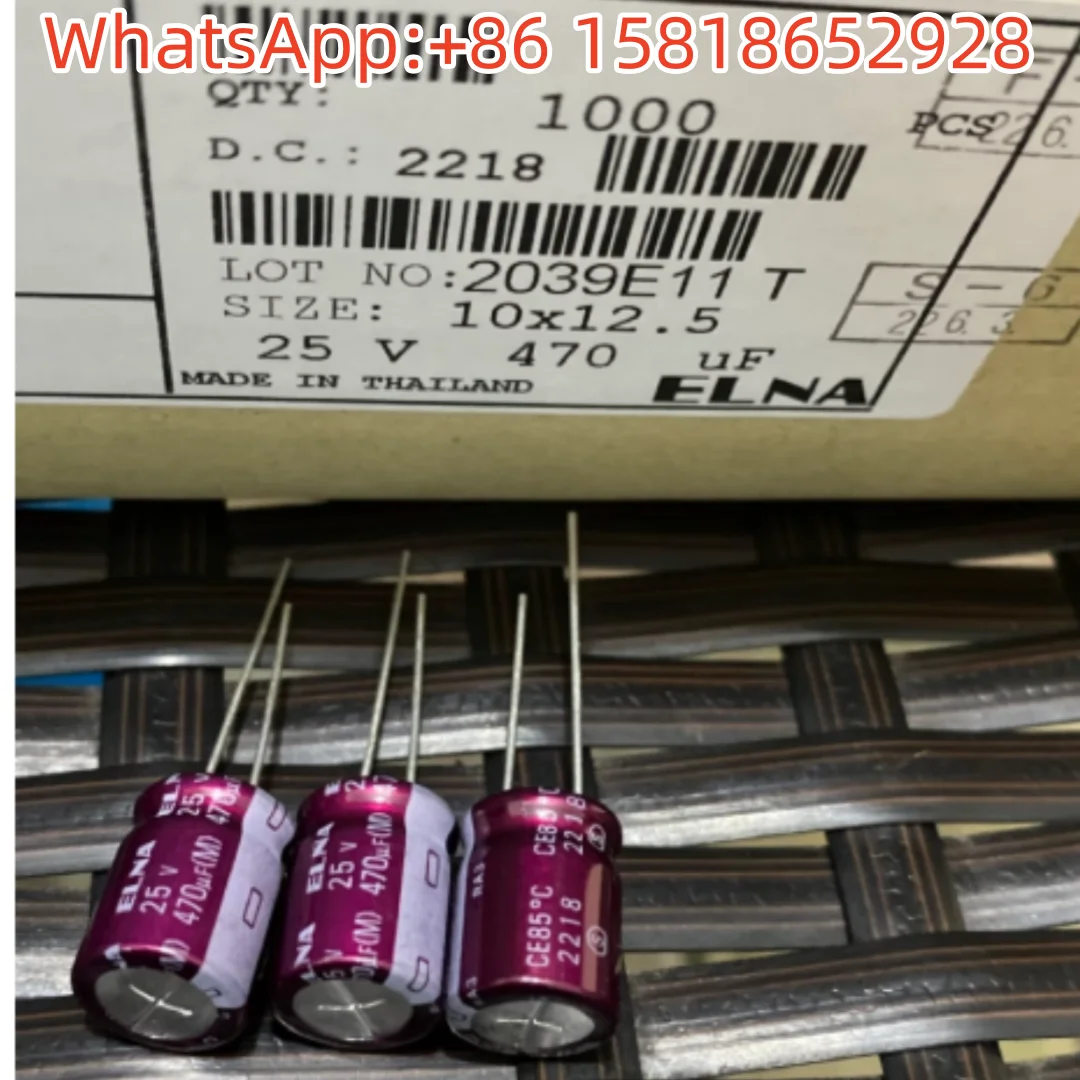 5pcs 470UF 25V Japan Elna Audio Capacitor 25V470UF 10*12 RA3 Purple Red Robe