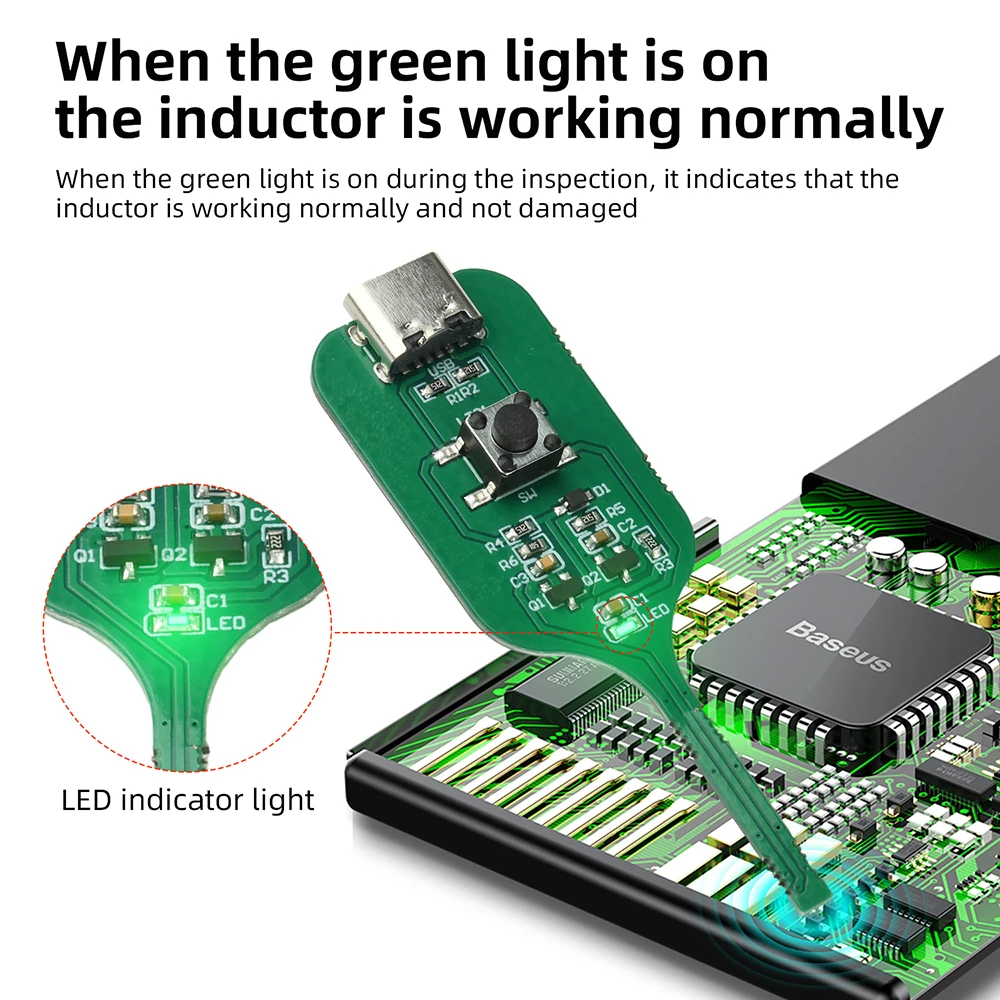 Inductance Tester For Motherboard Repair Quick Fault Detection With USB Type C Port High Precision Electromagnetic Induction