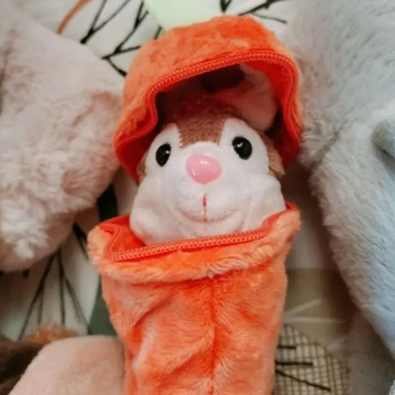 

2026 Cute Carrot Rabbit Plush Toy Creative Detachable Rabbit Ear Pendant Baby Hug Rabbit Doll Children's Birthday Gift