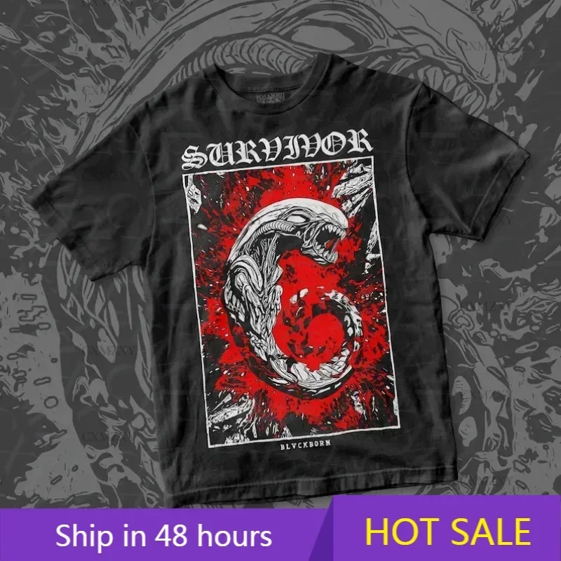 

Survivor cotton shirtmen women enthusiast summer casual cotton unisex T-shirt