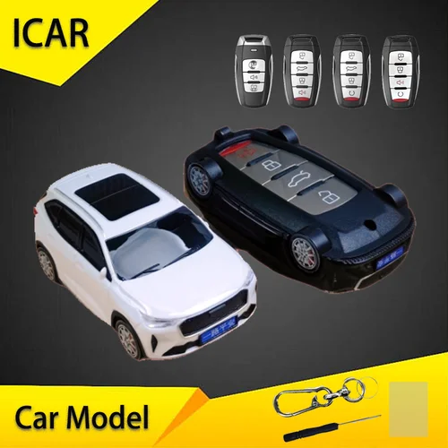 Para Haval H6 funda para llave modelo de coche para Jolion Joico Jollein F7 H6 Jolyon F7H Dargo cubierta para llave remota soporte para llavero Accesorios