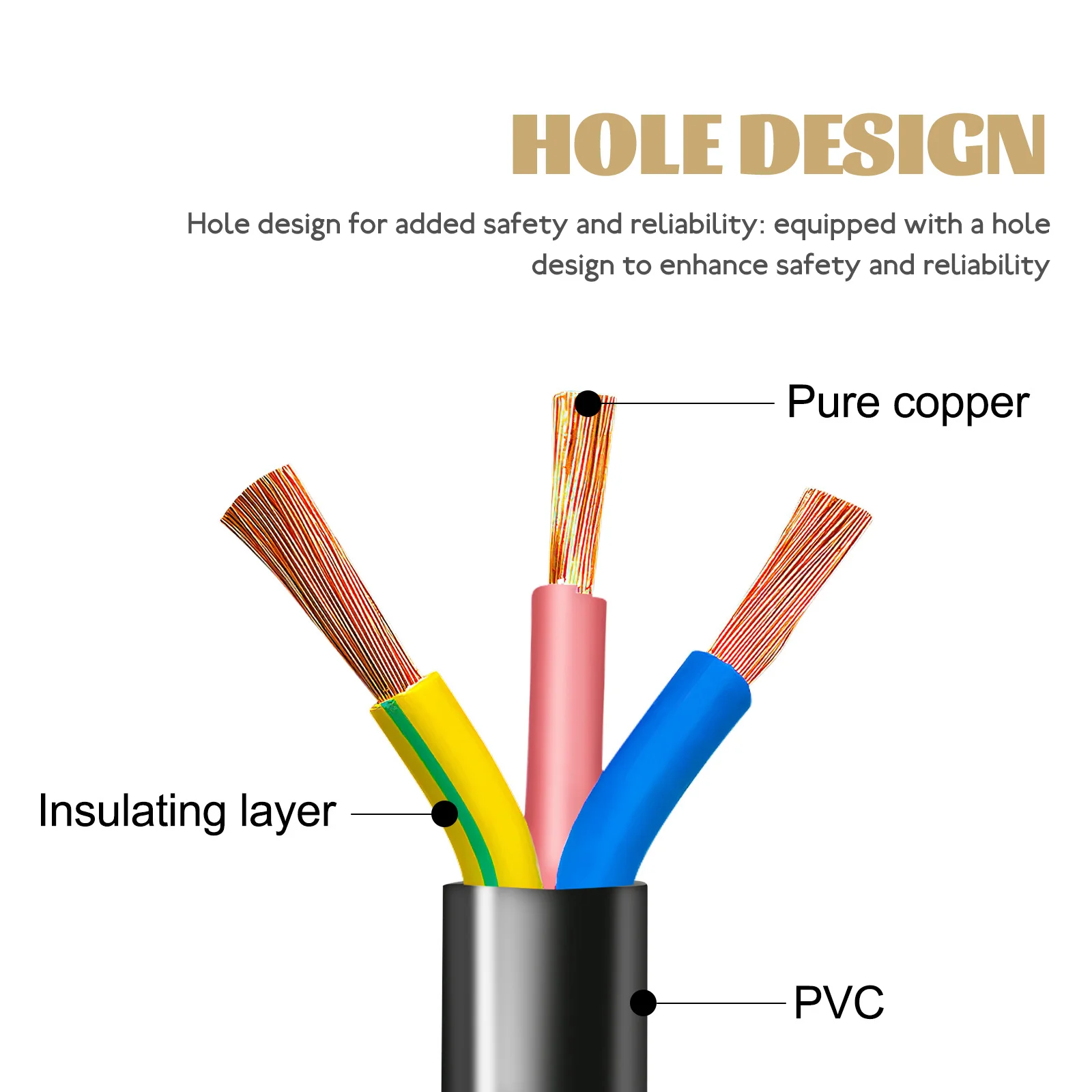 

2pcs Us Plug Power 2 Prong Extension Cord For Radio Pc Lamp Stereo Speaker Long Thin Black Replacement Cable Electrical Cord