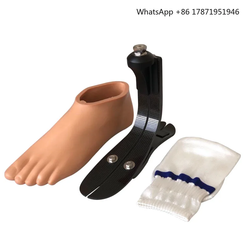 Prosthetic Foot Artificial Limbs Prosthetic Leg Carbon Fiber Foot With Aluminum Adapter Prosthetics Foot