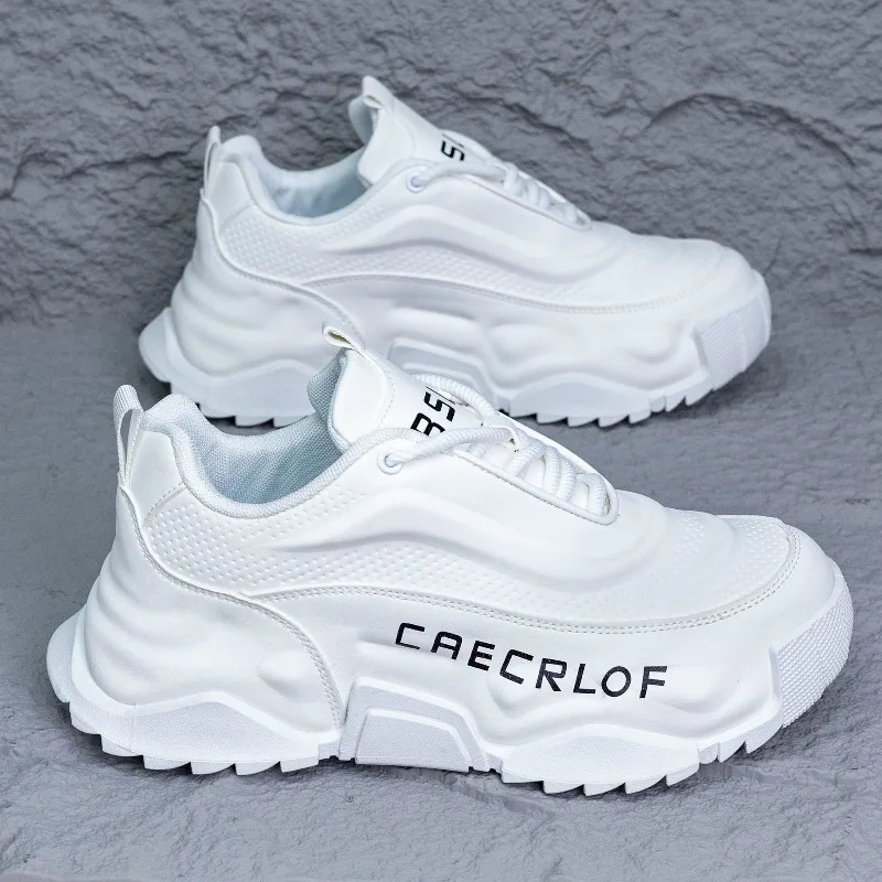 

High-quality Mens Shoes for Teenagers New Inner Height Men Sneakers Anti Slip Wear-resistant Platform Sneakers Zapatillas Hombre