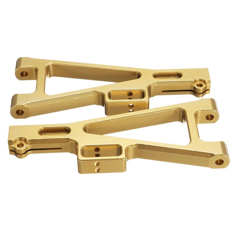 

Aluminum Alloy CNC Machined Gold Anodized RC Suspension Arms / Mechanical Control Arms