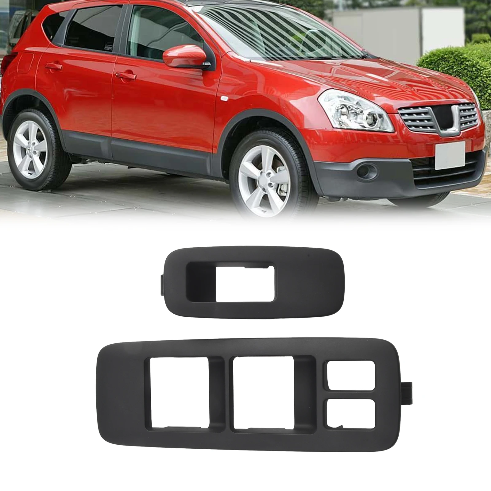 Switch Cover Perfect Solution Front Pair Electric Glass Switch Cover for Nissan Qashqai J10 2008 2015 Superior Quality