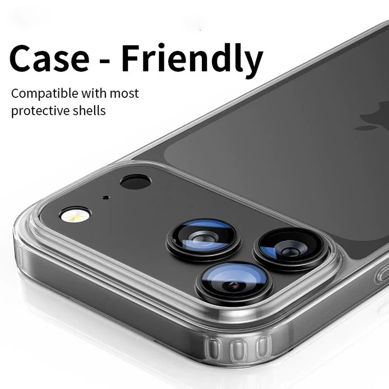 Metall Kamera Objektiv Protektoren Für IPhone 17 Pro Max Aluminium Kamera Objektiv Ring Fall Glas Für IPhone 17 Air 17 plus 17 Pro Objektiv Kappe