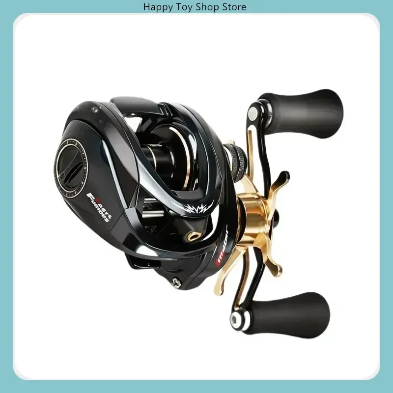 moulinet-de-baitcasting-hasida-black-mamba-v2-entierement-metallique-ultraleger-longue-portee-rapport-de-transmission-eleve-moulinet-de-peche-au-bar-polyvalent-professionnel-et-durable