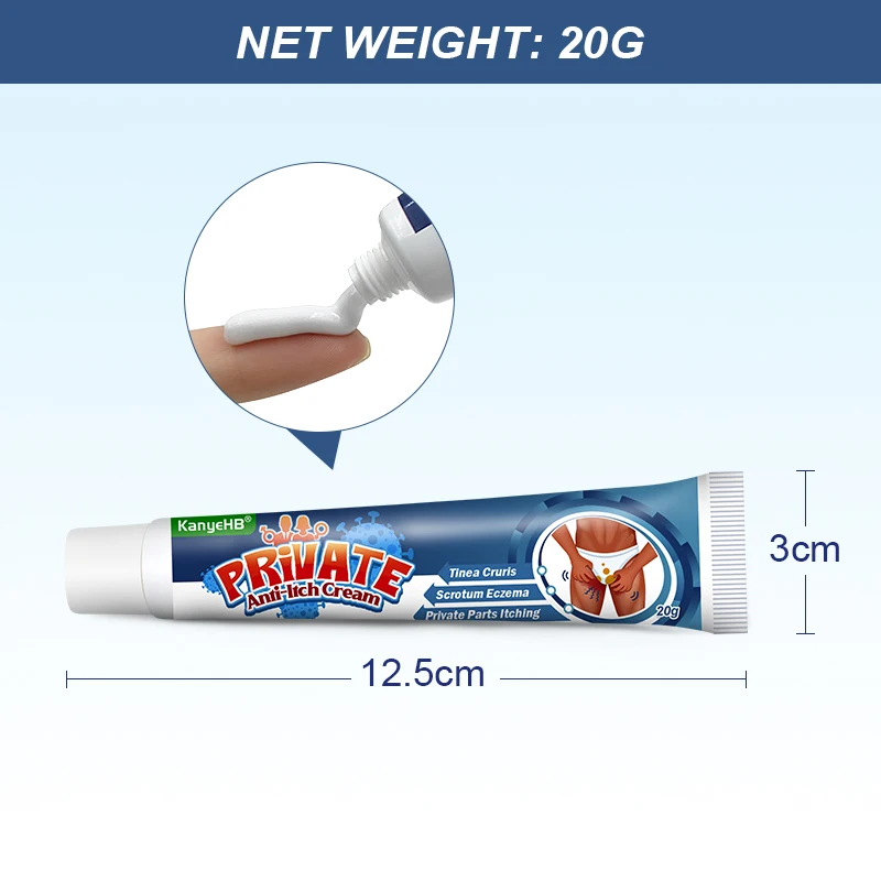 1pcs Privates Antibacterial Cream Scrotal Eczema Tinea Cruris Fungal Infection Psoriasis Cream Vulva Odor Antifungal Cream G038