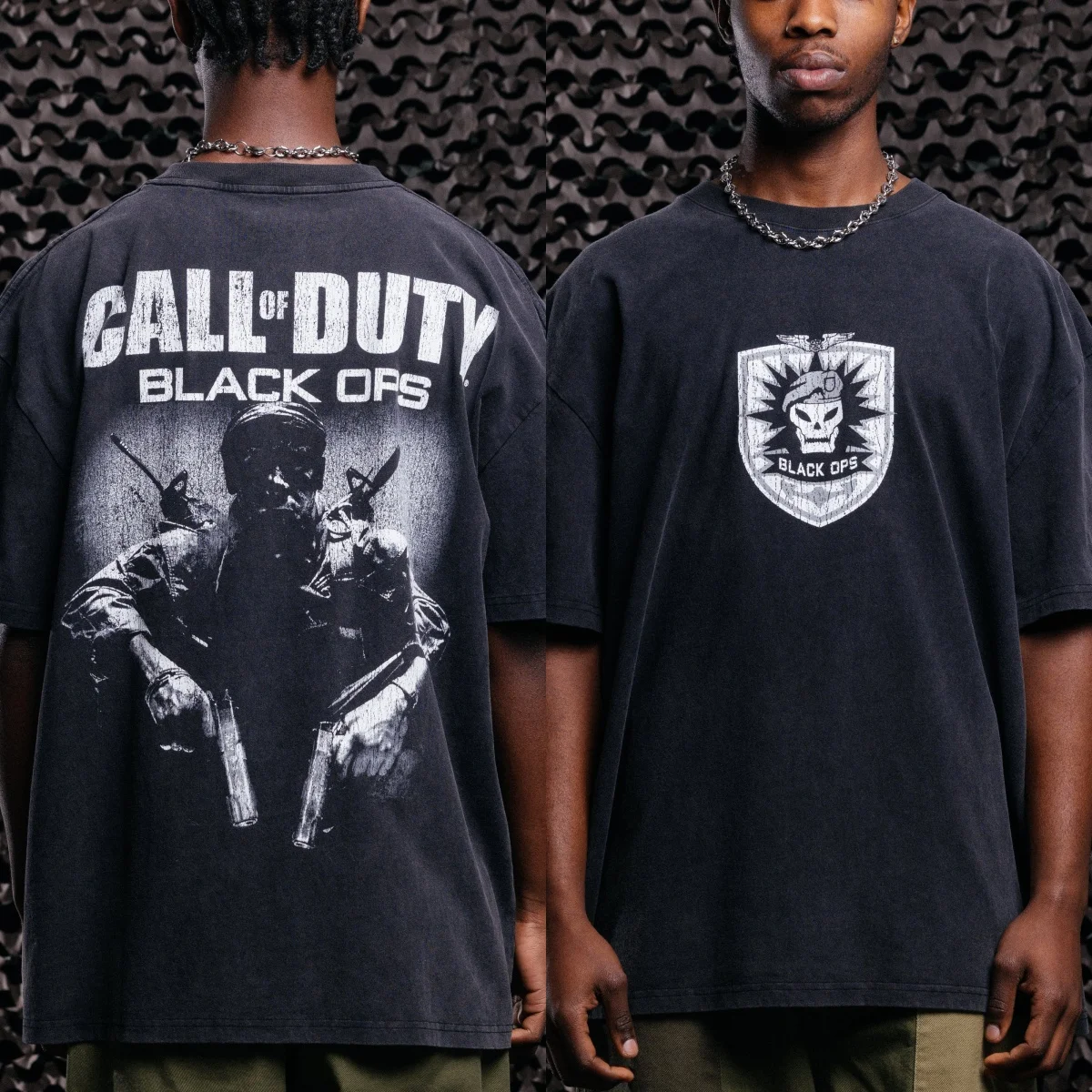 Call of Duty Black Ops Vintage Graphic T-Shirt Cotton Men Women Streetwear Tee