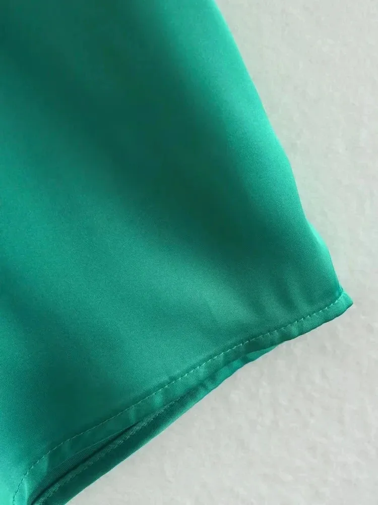 HH 2024 Spring Autumn Shirts For Women Fashion Satin Multiple Colour Loose Shirt Female Wild High Street Women's Blouses