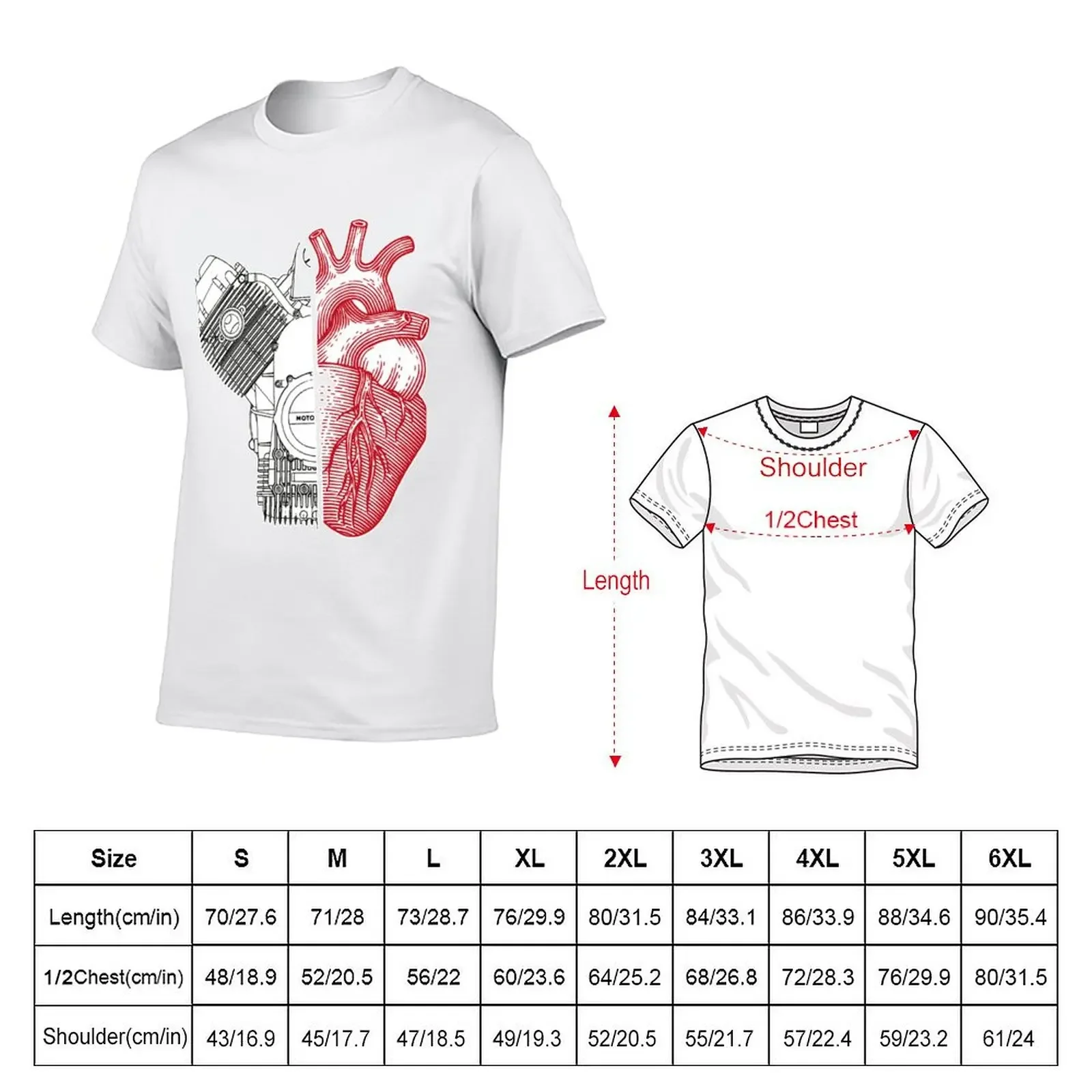 Ho un cuore bicilindrico 5 T-Shirt sublime anime clothes boys whites anime black t-shirts for men