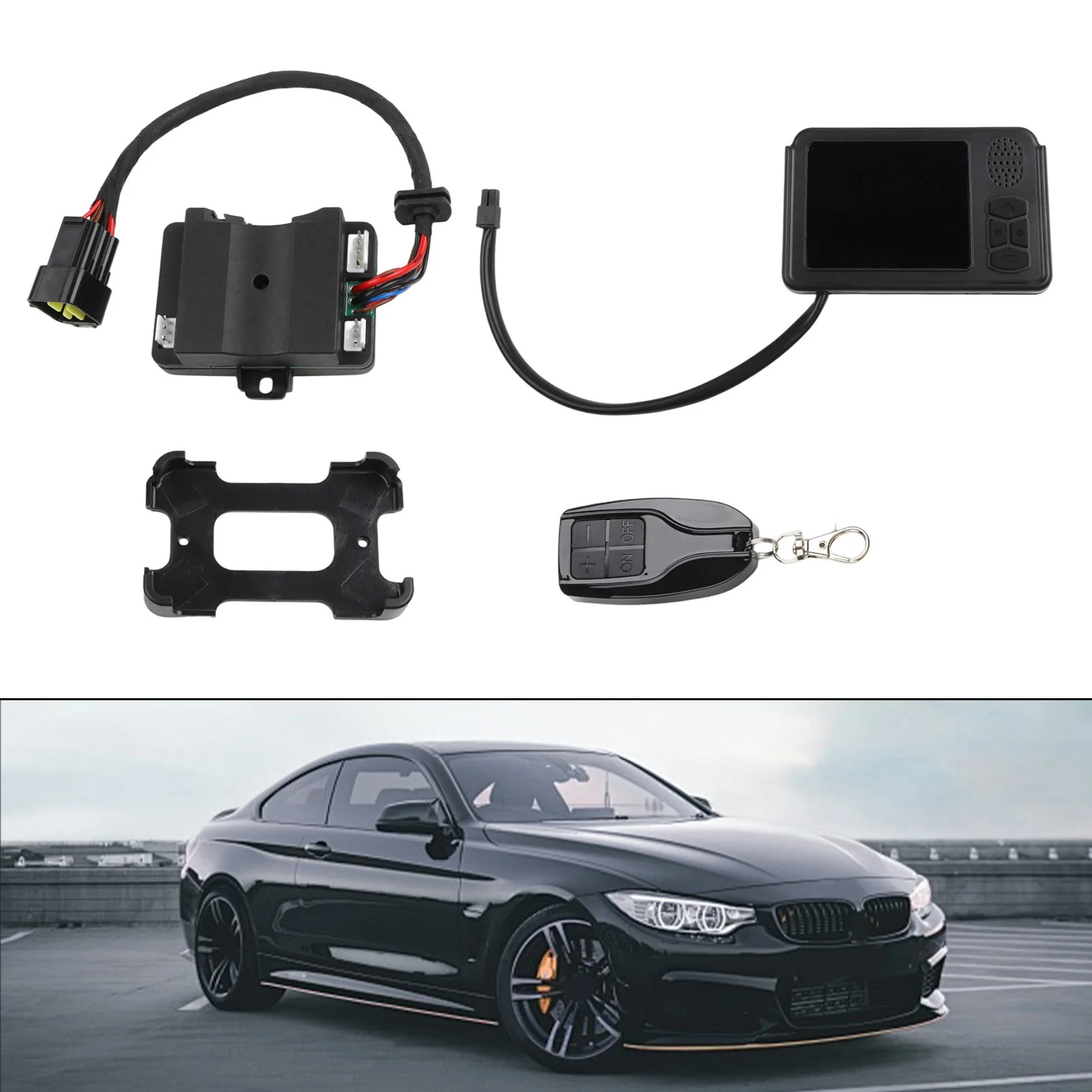 LCD Monitor Switch Diesel Air Heater Truck Heater Retrofit Easy Remote Operation Manual Fuel Filling For Cars For Trucks