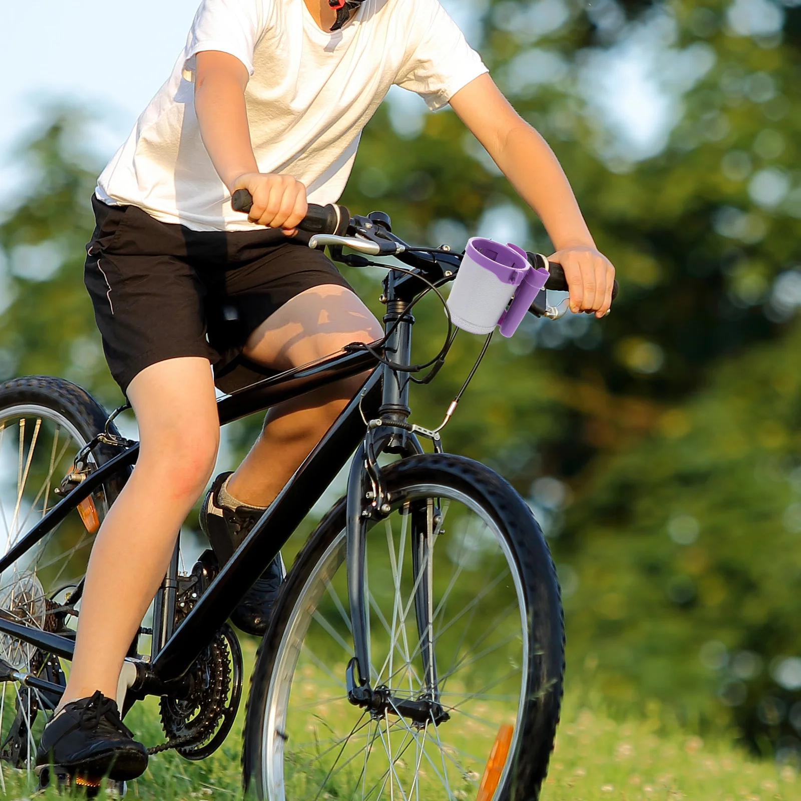 

Cup Holder for Bike with Phone Stand Bicycle Water Bottle Holder Multifunctional Cycling Accessory for Outdoor Ride