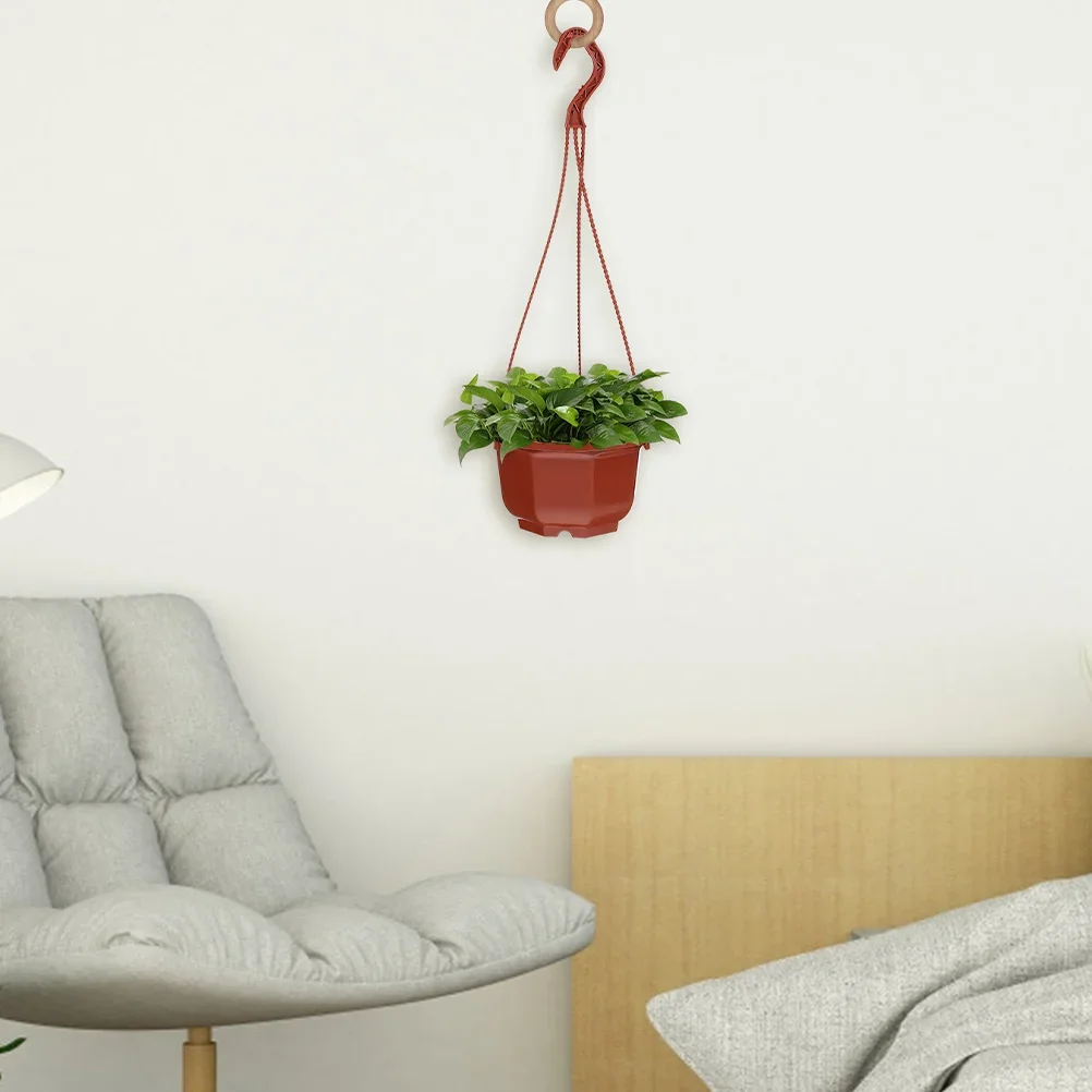 15세트 스인다프서스 화분 플라스틱 화분 걸이식 화분 훅 포함 이발 도구 포르타 나바자스 바르베리아 헤어핀