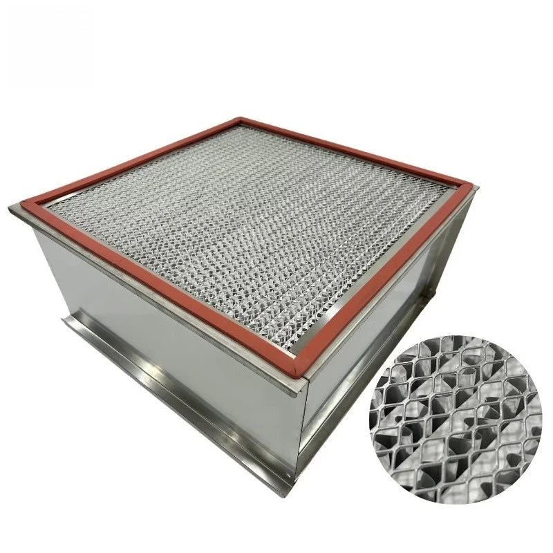 حجم قابل للتخصيص ارتفاع درجة الحرارة مرشحات الهواء HEPA تصفية شبكات شاشات لوازم قطع الغيار الصناعية #1