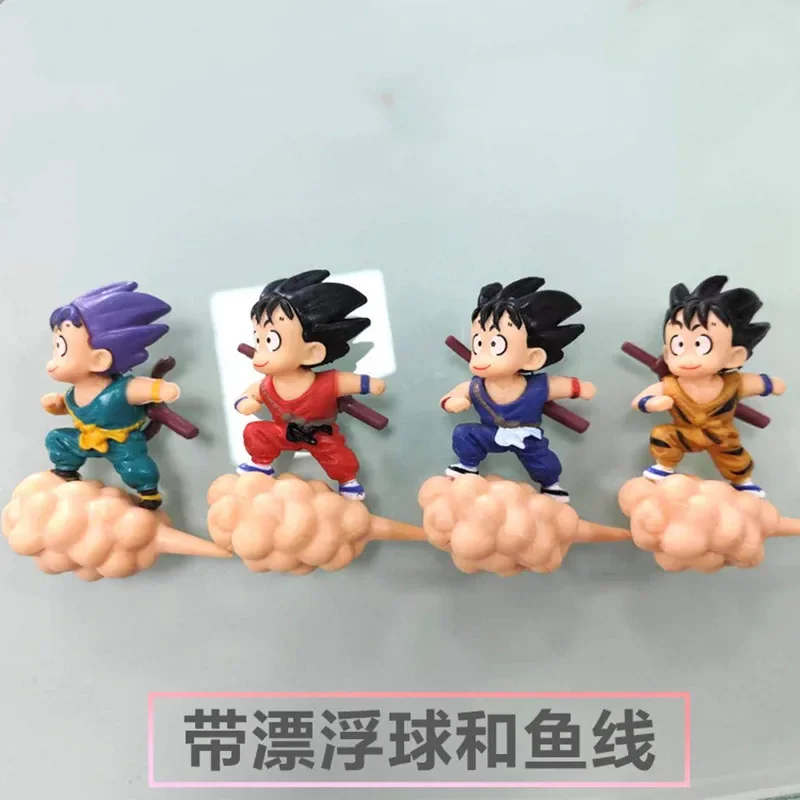 Dragon Ball Anime Figure para Crianças, Son Goku Fish Tank, Decoração de Paisagem, Wukong Micro Paisagem, Presentes de Brinquedo, Novo