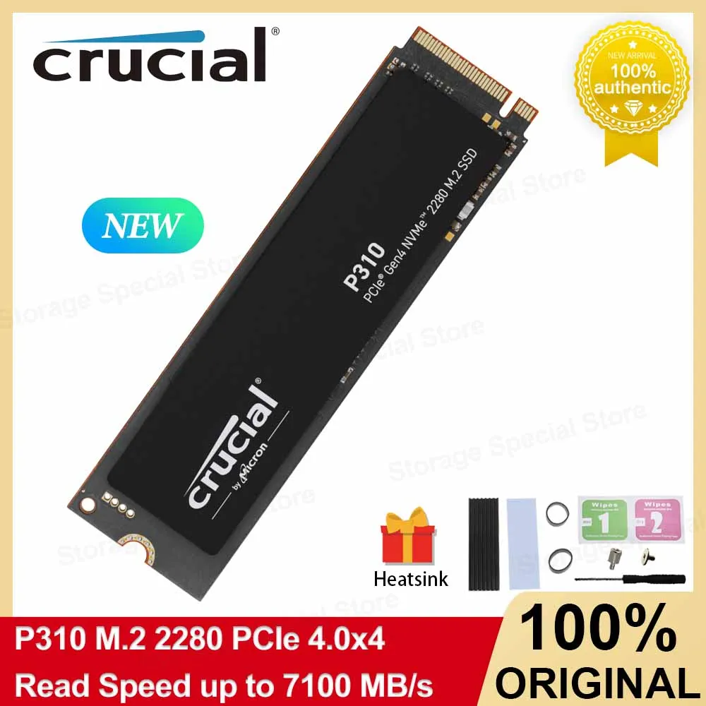 حاسمة SSD P310 ما يصل إلى 7100 ميجابايت/ثانية M.2 2280 PCIe Gen4 3D NAND NVMe SSD 500G 1 تيرا بايت 2 تيرا بايت محرك الحالة الصلبة الداخلي للكمبيوتر PS5 القرص الصلب #1