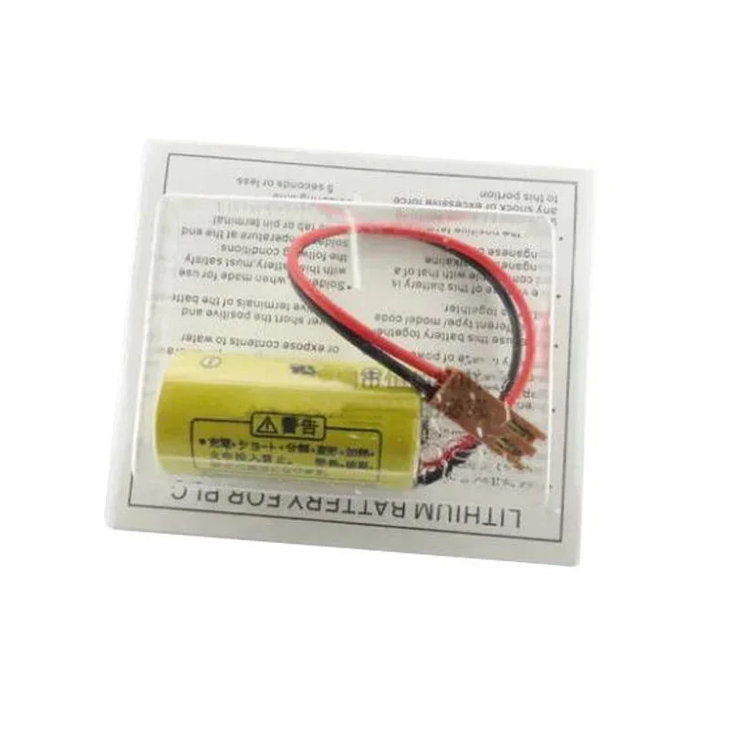 

1PC Original BR-2/3A 1200mAh 3V BR2/3A PLC Industrial Lithium Battery with Plug For Panasonic FANUC CNC BR2/3AE2P Batteries