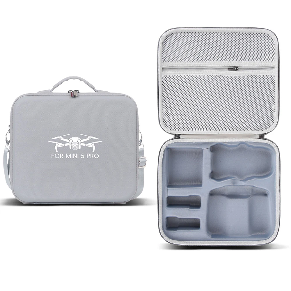 For DJI RC2 Remote Control Portable Storage Case PU Waterproof Protection Shoulder Bag For DJI Mini 5 Pro Drone Accessories