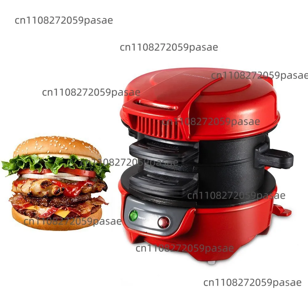 Multifunctional Burger Maker Grill Pan For Eggs Steak Sandwich Breakfast Cooker Electric Hot Plate