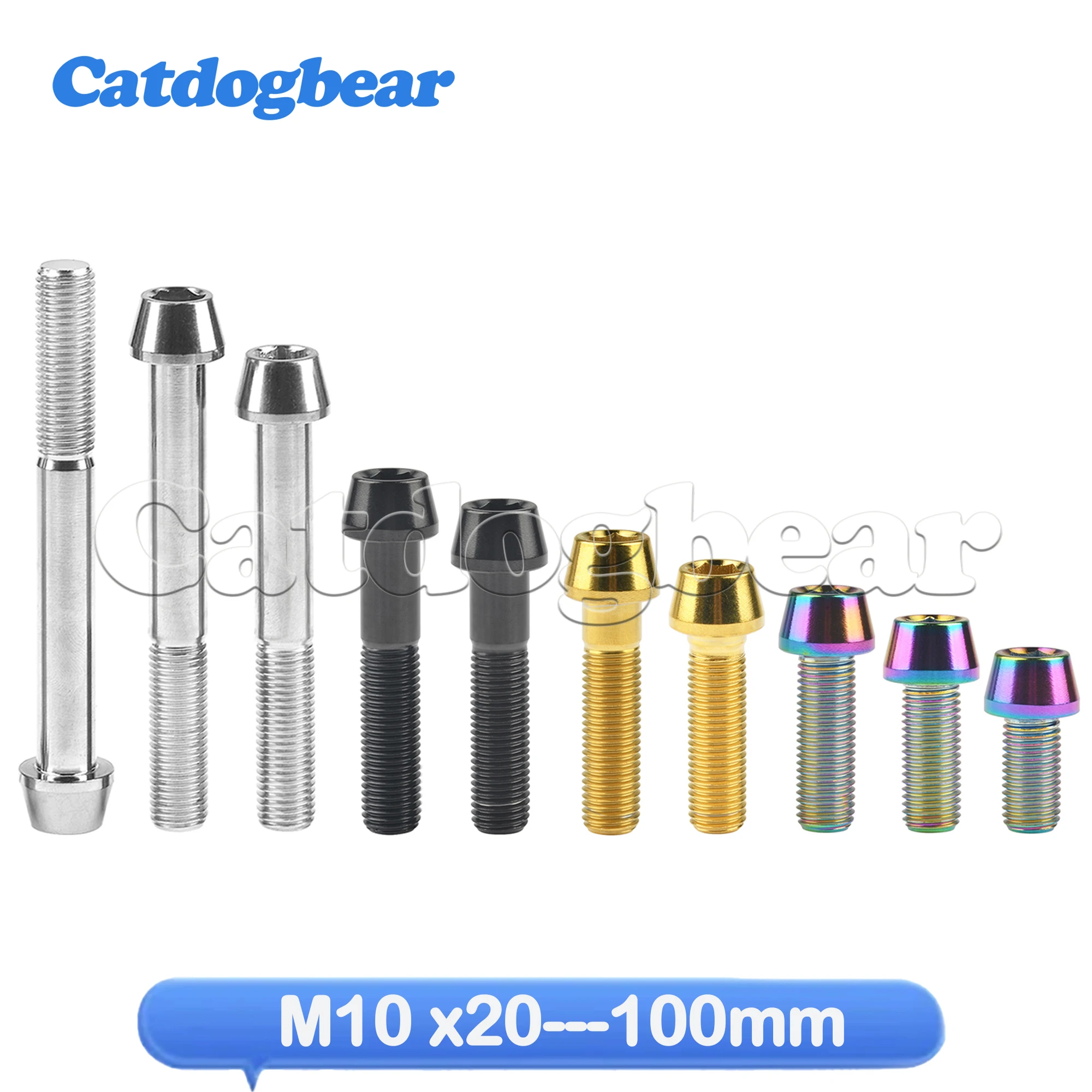 

Catdogbear титановые болты M10x 20-100 мм для тормозного суппорта