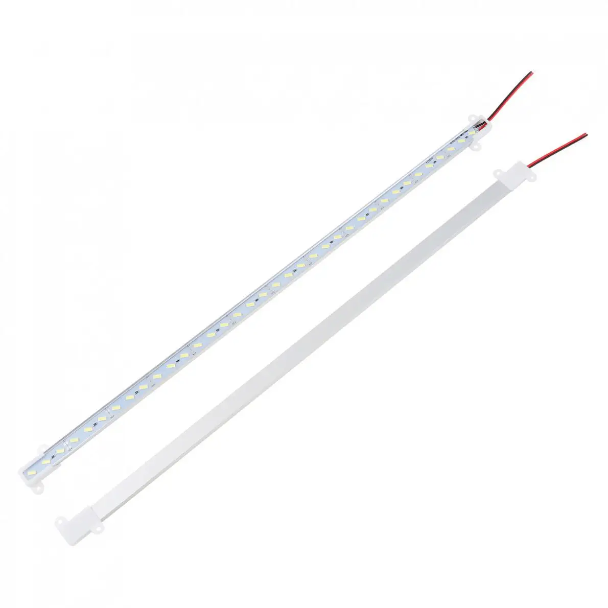 LED 50cm Rígida Strip Light 12V 36 SMD 7020 U Forma Branco Liga de Alumínio Shell Gabinete Lâmpada Bar