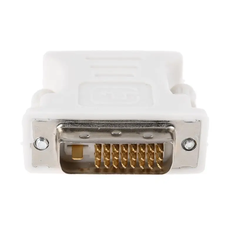 DVI To VGA Adapter Cable ชายหญิง DVI 15 Pin To VGA Converter Adapter สำหรับ HDTV คอมพิวเตอร์ PC แล็ปท็อปอะแดปเตอร์