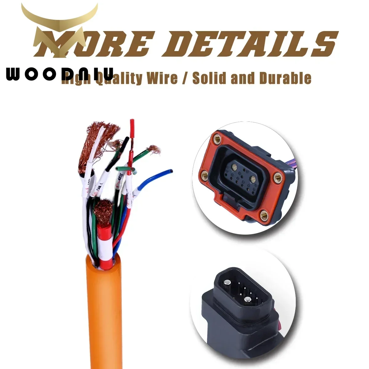 Aviation Socket Battery Body Charging Plug for Super SOCO TS Street Hunter TC Wanderer Battery Socket Charge Discharge Cable