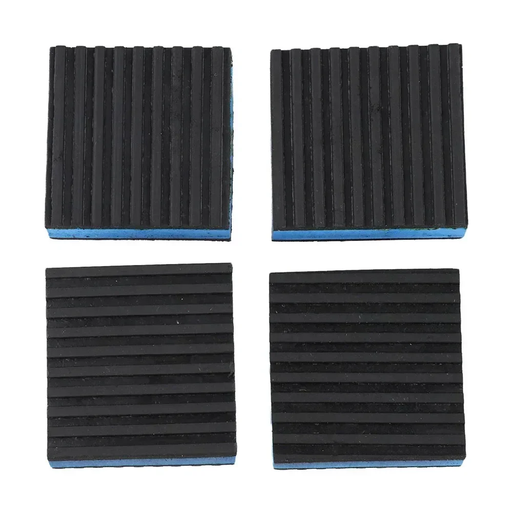 4pcs Rubber Shock Pads 120x120x22mm Heavy Duty EVA Mechanical Shock Isolation Pads Furniture Support Damper Pad Tool Accessories
