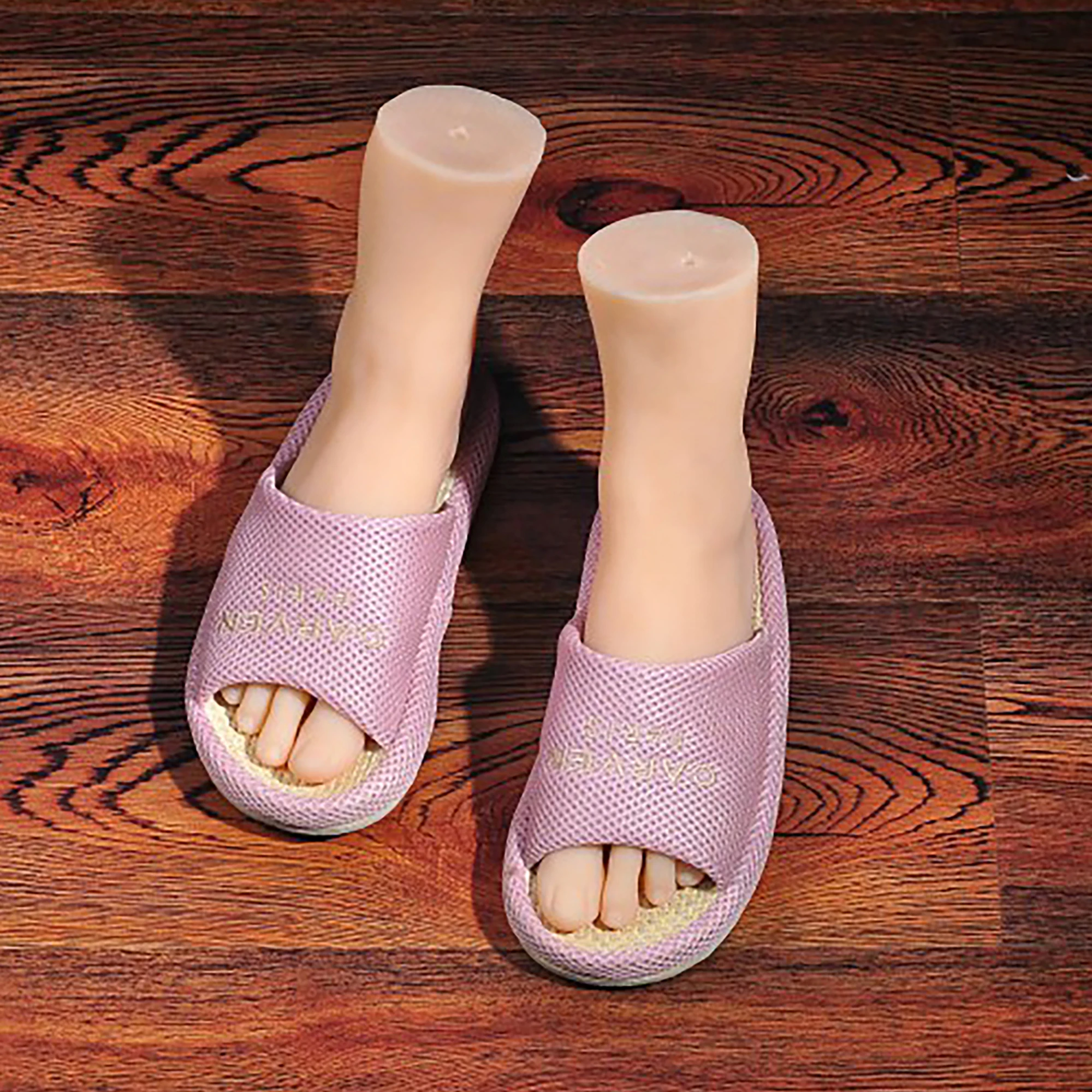 Nail Practice Foot Model Female Manicure Silicone TPE 3904 Mannequin Feet Fetish For Painting Shoes Sock Jewelry Props Display