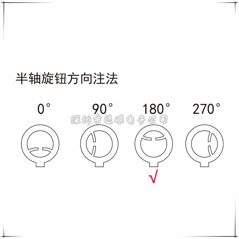 5PCS 11×29MM Plastic Knob Cap Convex handle knob Potentiometer cap Knob D-Shaped Inner Hole 6mm