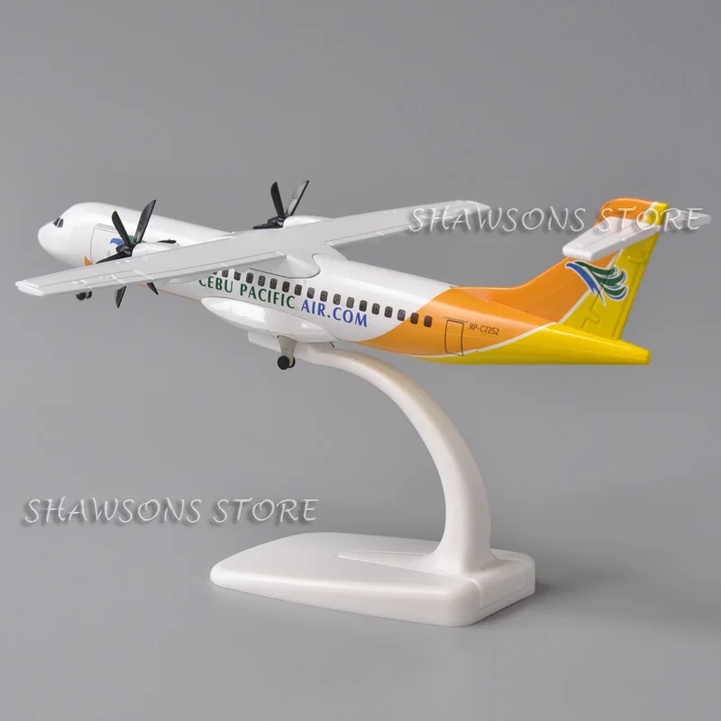 1:140 Diecast Metal Model Plane Toy ATR-72 Philippines Cebu Pacific Air Miniature Replica