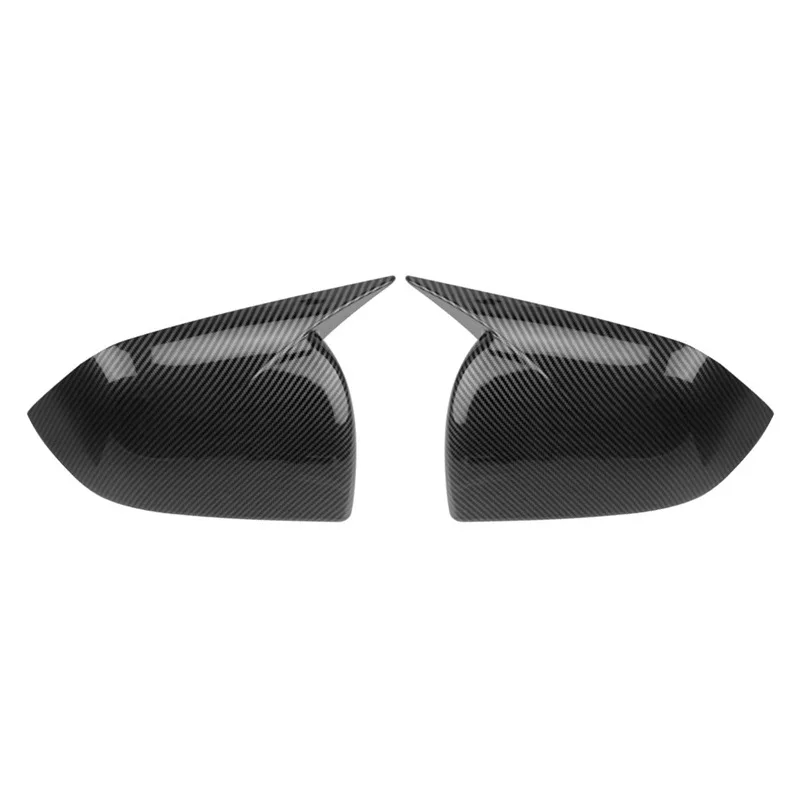 

Car Decoration Car Rearview Accessories Bull-Horn Door Mirror Cover For Tesla Model 3 2021 2022 2023 2024 Car Styling