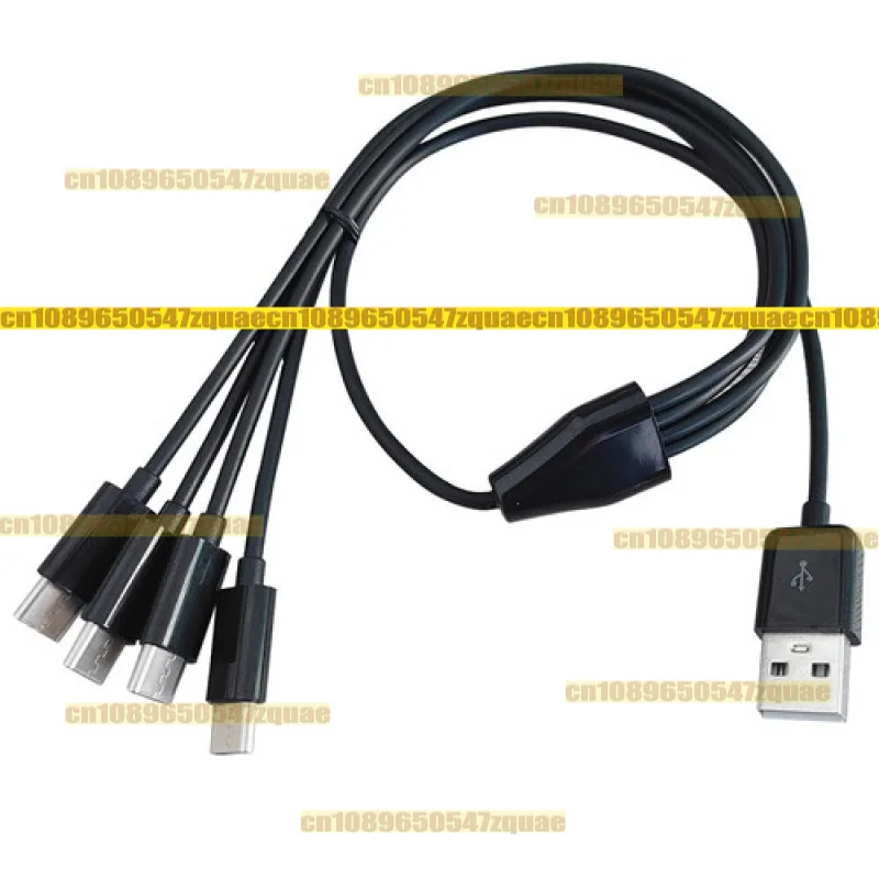 Black 50Cm Usb To 4…