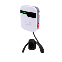 Wall-mounted Type 2 Ev Fast Charging Station 22kW Gbt Wallbox WIFI APP Ac Home Electric 32A Car Ev Charger Level 2