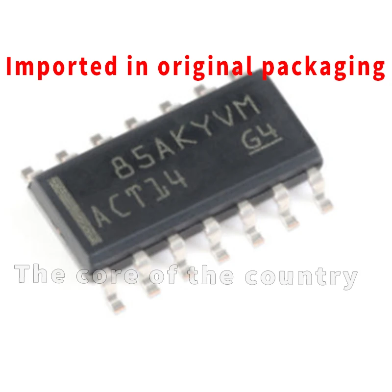 

100 Original Imported Sn74Act14Dr Silk Screen Act14 Ti Sop-14 Logic Ic Six-Way Phase Counter Chip